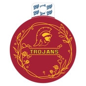 USC Trojans Flowerful Sticker